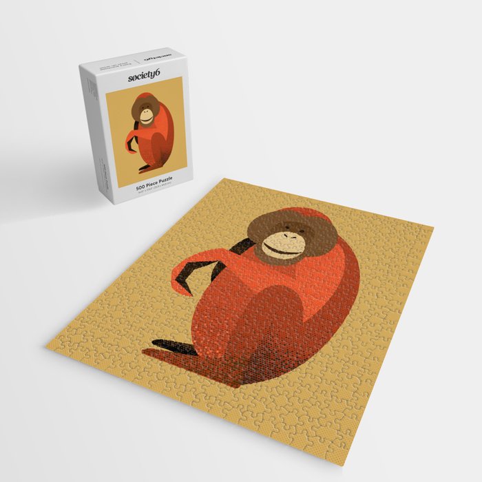 Whimsy Orangutan Jigsaw Puzzle Gallery Image 2