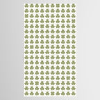 Clovers XXVII Natural Green Botanical Pattern Tablecloth Gallery Image 2