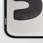 Reflection Mid Century Modern Minimalist Black Ink Painting Funky Tribal Laptop Sleeve Gallery Image 3