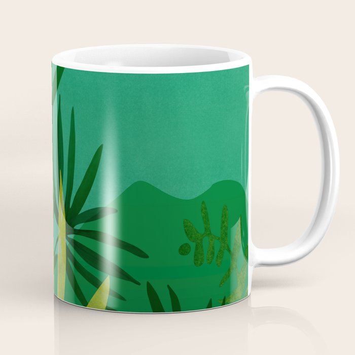 Exotic Garden Nightscape Tropics Coffee Mug Gallery Image 1