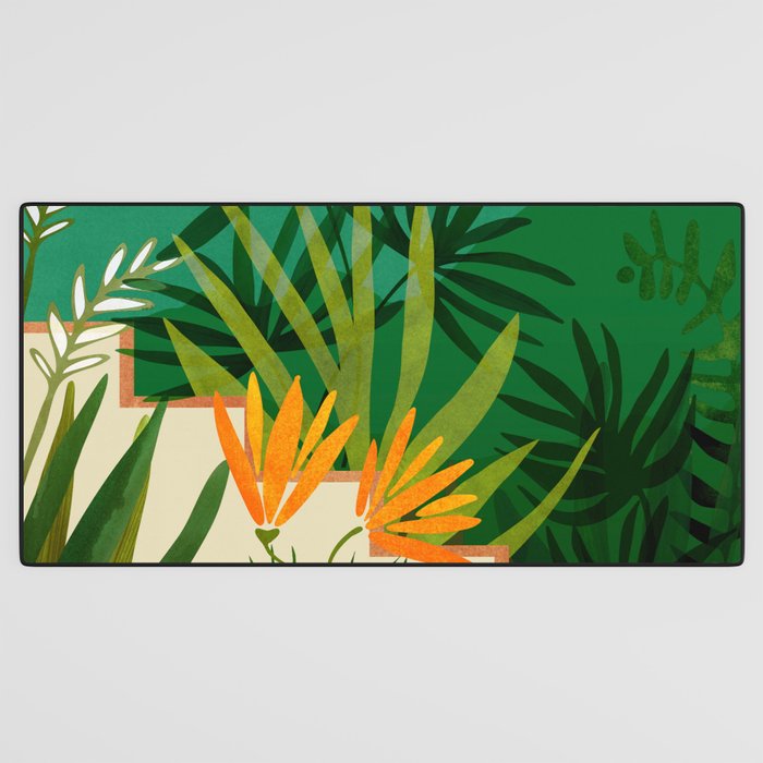 Exotic Garden Nightscape Tropics Desk Mat Gallery Image 3