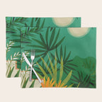 Exotic Garden Nightscape Tropics Placemat Gallery Image 1