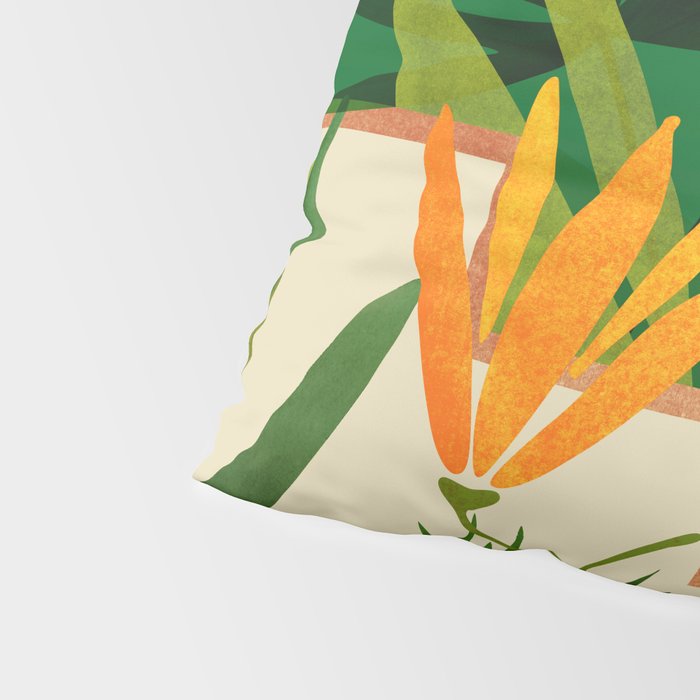 Exotic Garden Nightscape Tropics Pillow Sham Gallery Image 4