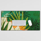 Exotic Garden Nightscape Tropics Desk Mat Gallery Image 1