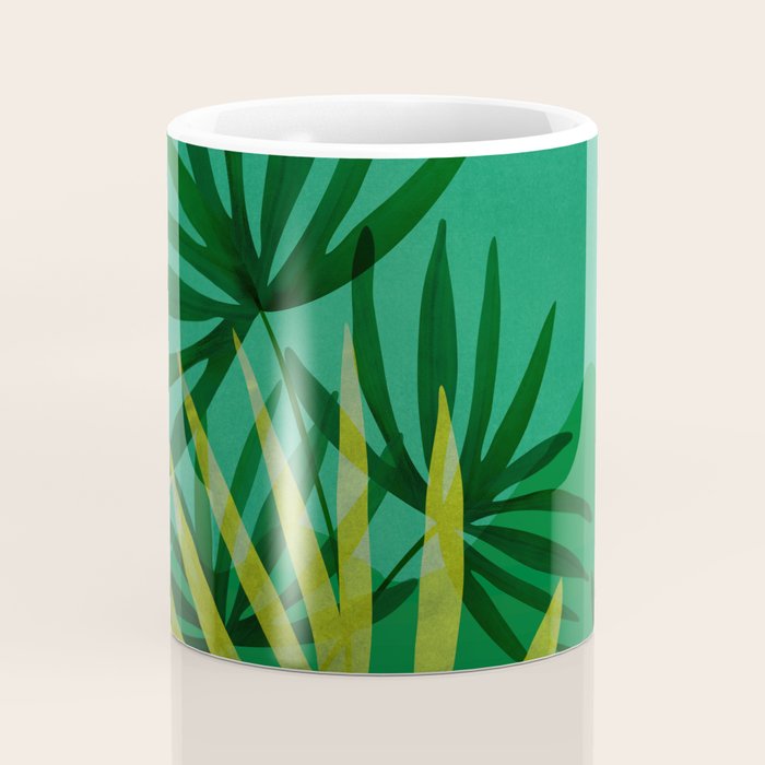 Exotic Garden Nightscape Tropics Coffee Mug Gallery Image 4