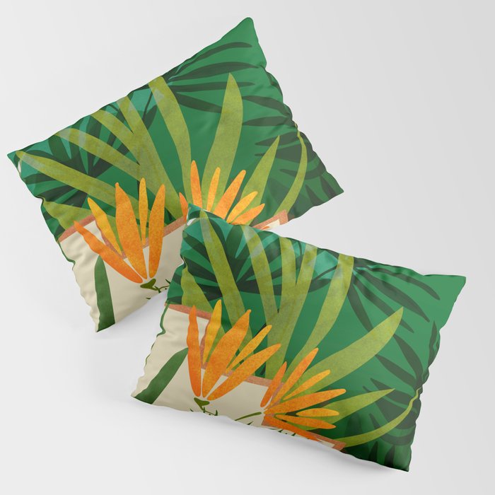 Exotic Garden Nightscape Tropics Pillow Sham Gallery Image 3