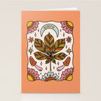 Scorpio Leaf Stationery Card Gallery Image 2