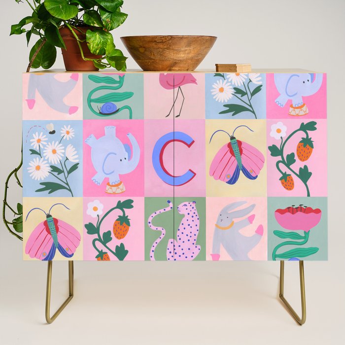 Claire Collage Credenza Gallery Image 1