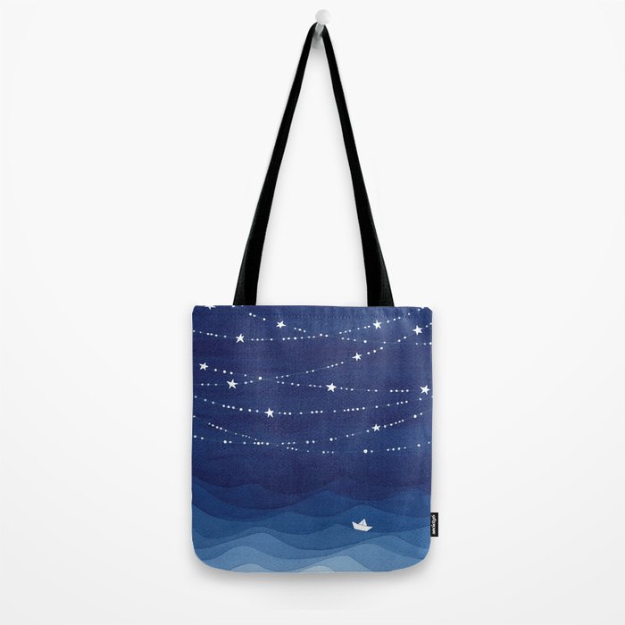 Garland of Stars IV, night sky Tote Bag Gallery Image 2