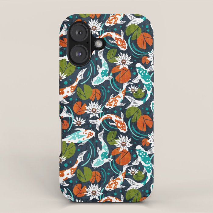 Koi Pond - Orange iPhone Case Gallery Image 1