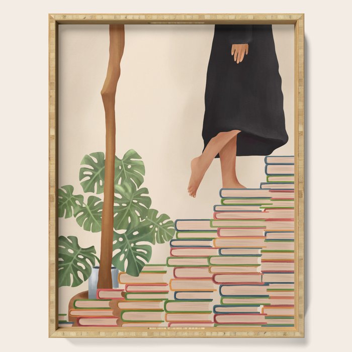 Books Serving Tray Gallery Image 1