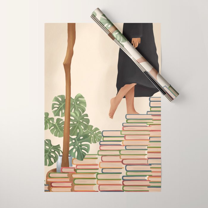 Books Wrapping Paper Gallery Image 1