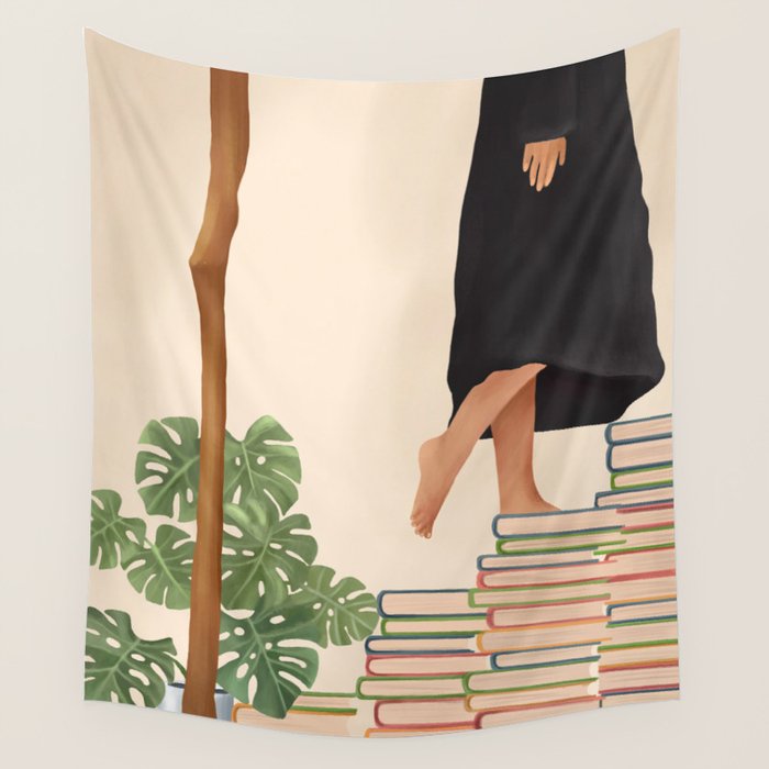 Books Wall Tapestry Gallery Image 4