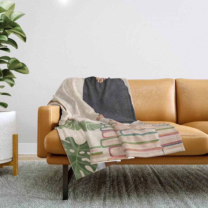 Books Throw Blanket Gallery Image 1