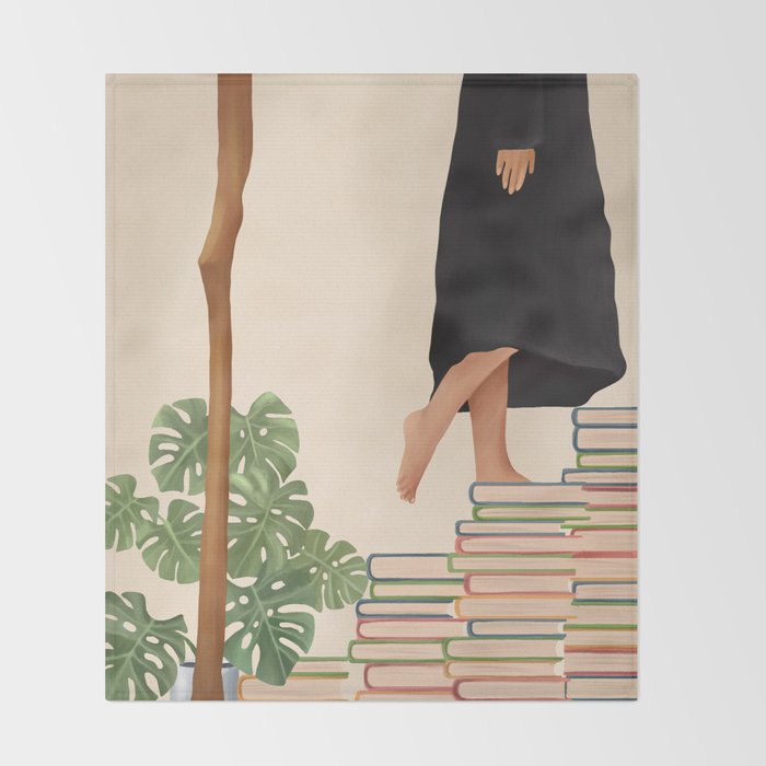 Books Throw Blanket Gallery Image 2