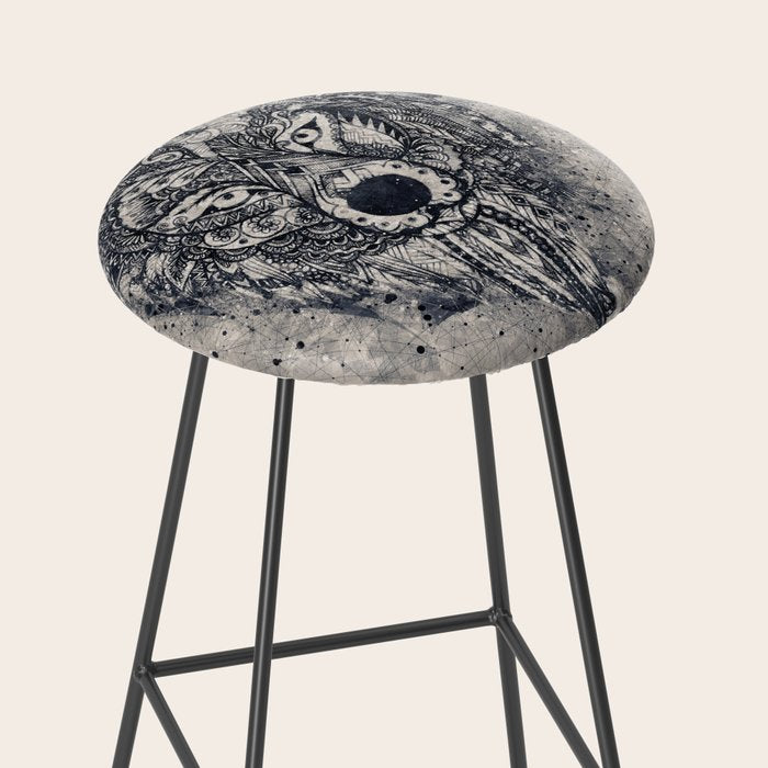 Native American Wolf Stool Gallery Image 2