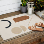 Geometric Modern Art 32 Outdoor Rug Gallery Image 2