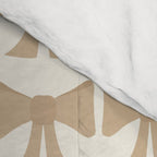 Vintage Bows X Neutral Beige Comforter Gallery Image 4