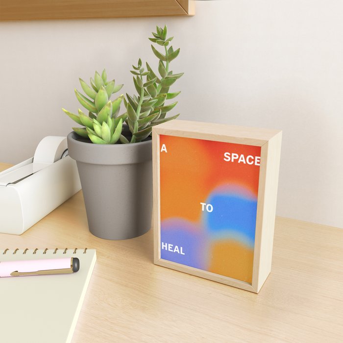 A space to heal Mini Art Print Gallery Image 2