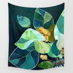 Indigo Plant I Wall Tapestry Gallery Image 4