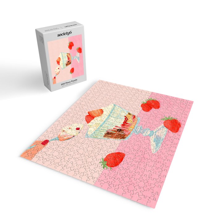 Strawberry Ice Cream Jigsaw Puzzle Gallery Image 2