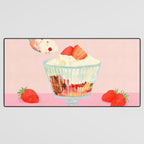 Strawberry Ice Cream Desk Mat Gallery Image 3
