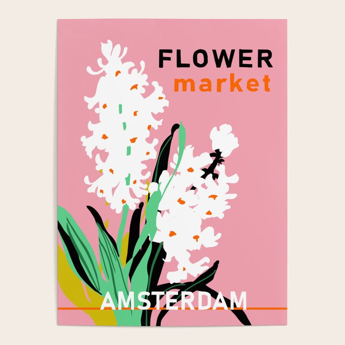 Flower Market Amsterdam Poster Gallery Image 4