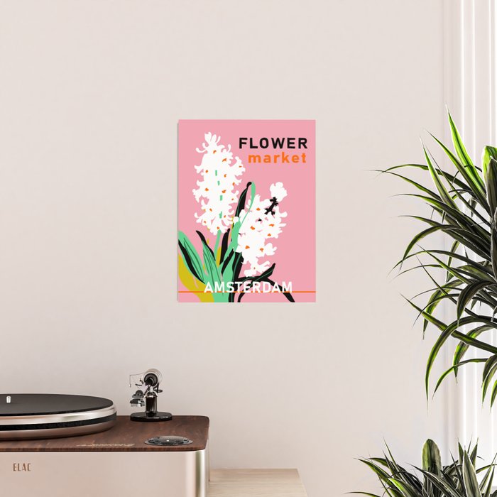 Flower Market Amsterdam Poster Gallery Image 2