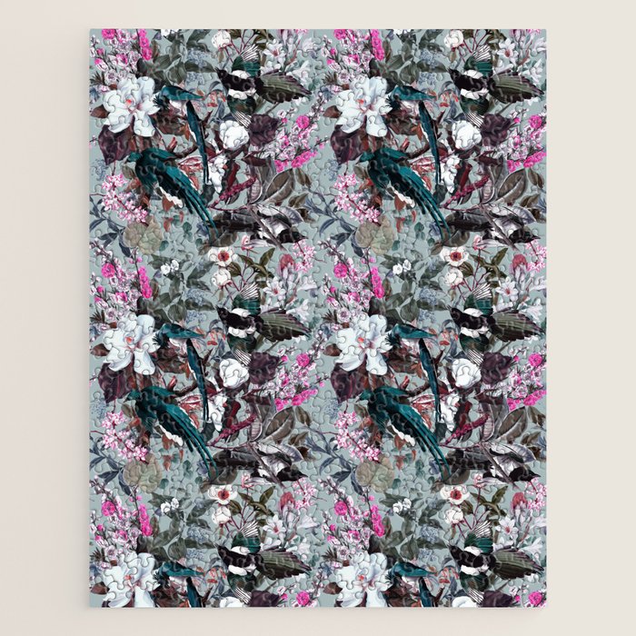 Floral and Birds XXIV Jigsaw Puzzle Gallery Image 1