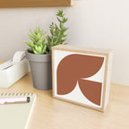 Bold Geometric Shapes - Red Mini Art Print Gallery Image 2