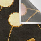 Japanese Cat Cubism Woodblock Print Cherry Blossom Midcentury Modern Wall Tapestry Gallery Image 3