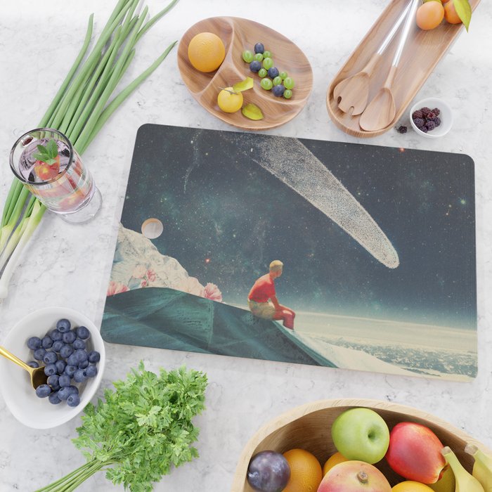 Guided by Comets Cutting Board Gallery Image 2