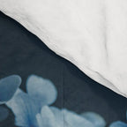 Flowers - Dark Blue Hydrangea Still Life Comforter Gallery Image 4