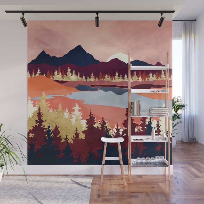 Grapefruit Sky Wall Mural Gallery Image 1