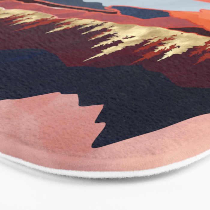 Grapefruit Sky Bath Mat Gallery Image 3