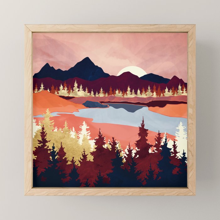 Grapefruit Sky Mini Art Print Gallery Image 1