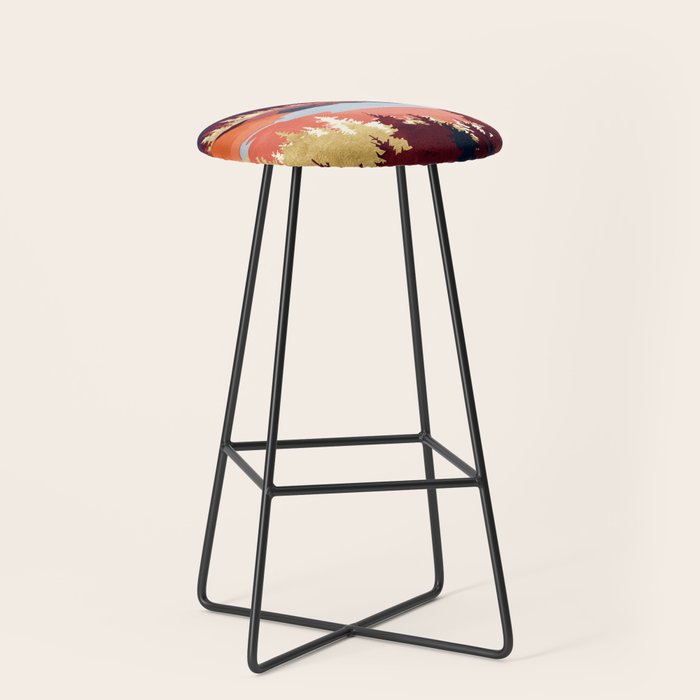 Grapefruit Sky Stool Gallery Image 1