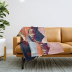 Grapefruit Sky Throw Blanket Gallery Image 1