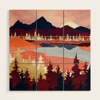 Grapefruit Sky Wood Wall Art Gallery Image 1