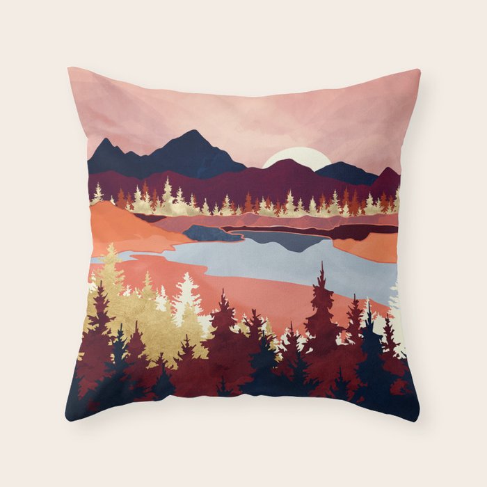 Grapefruit Sky Throw Pillow Gallery Image 6