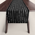 Lines II (Black) Table Runner Gallery Image 1