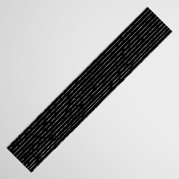 Lines II (Black) Table Runner Gallery Image 3