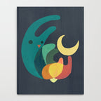 Rabbit and crescent moon Notebook Gallery Image 4