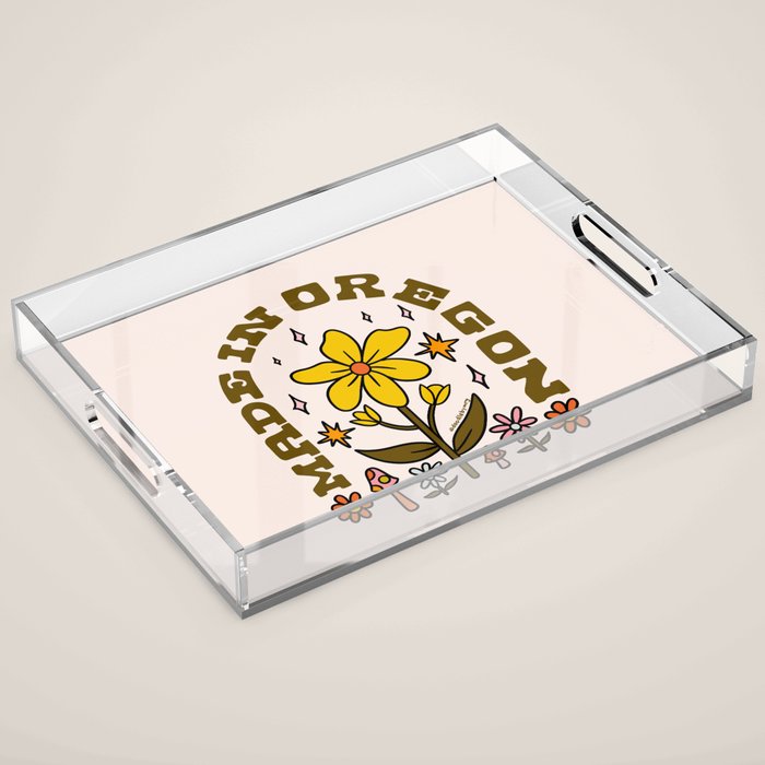 Made In Oregon Acrylic Tray Gallery Image 1