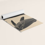Modern Minimalist Abstract Whales 1 Yoga Mat Gallery Image 2