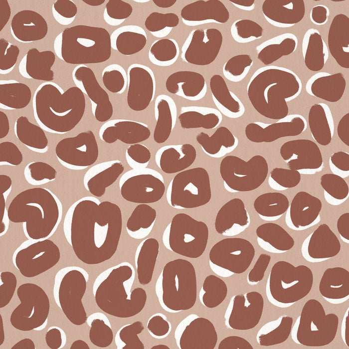 Leopard Print Abstractions - Marsala Coffee Mug Gallery Image 2