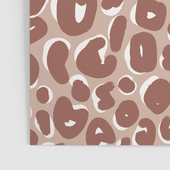 Leopard Print Abstractions - Marsala Poster Gallery Image 3