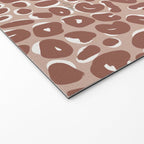 Leopard Print Abstractions - Marsala Welcome Mat Gallery Image 2