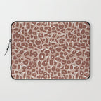 Leopard Print Abstractions - Marsala Laptop Sleeve Gallery Image 1