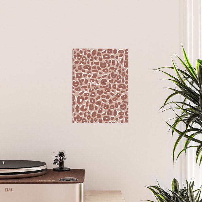 Leopard Print Abstractions - Marsala Poster Gallery Image 2